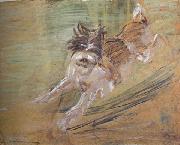 Franz Marc jumping Dog'Schlick (mk34) oil painting picture wholesale